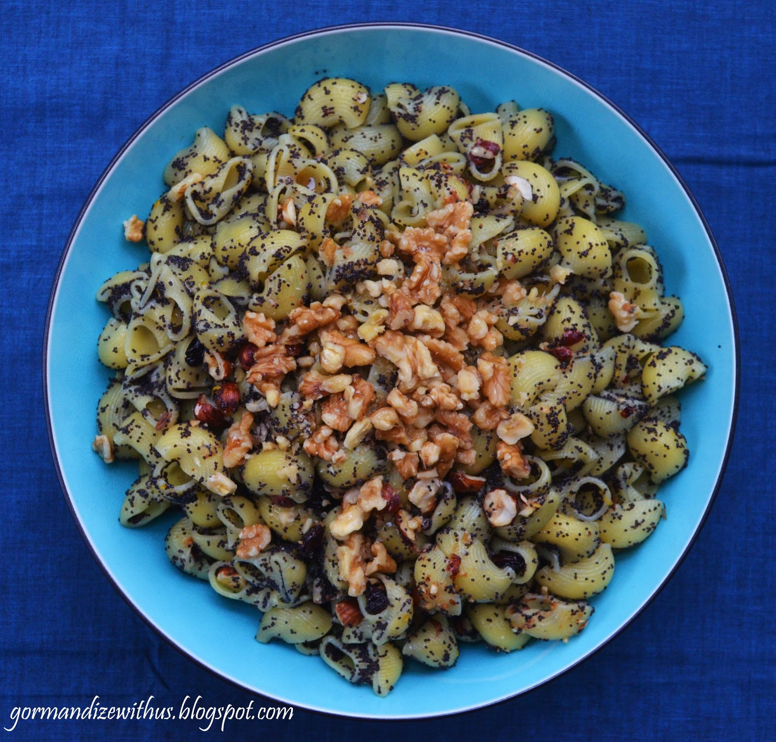 Gormandize Kluski Z Makiem (Polish Poppyseed Pasta Dessert)