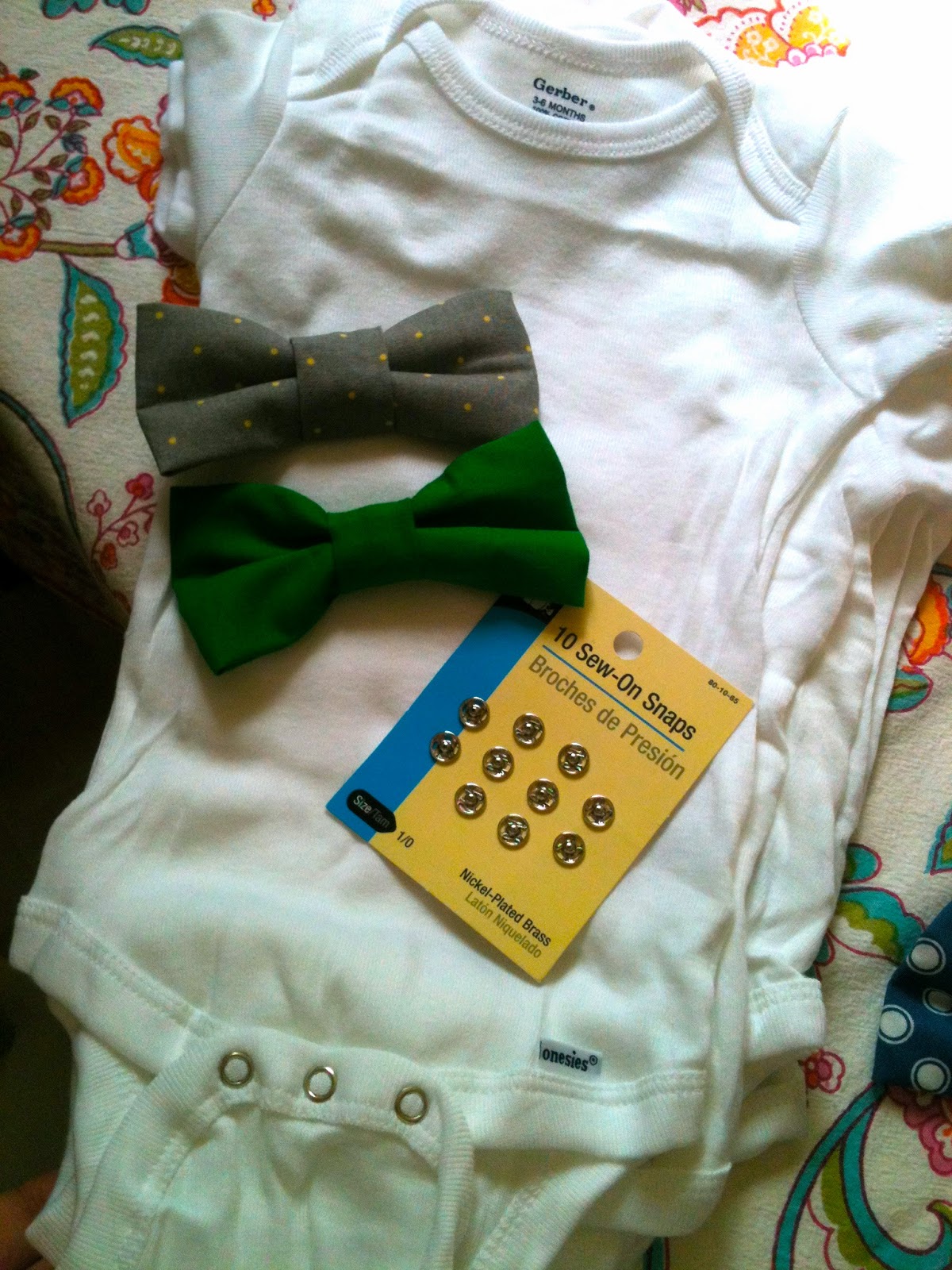 HOME STORY DIY snapon bowties