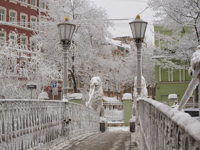 Заснеженный Петербург