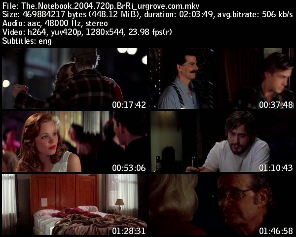 the notebook movie 720p hd free
