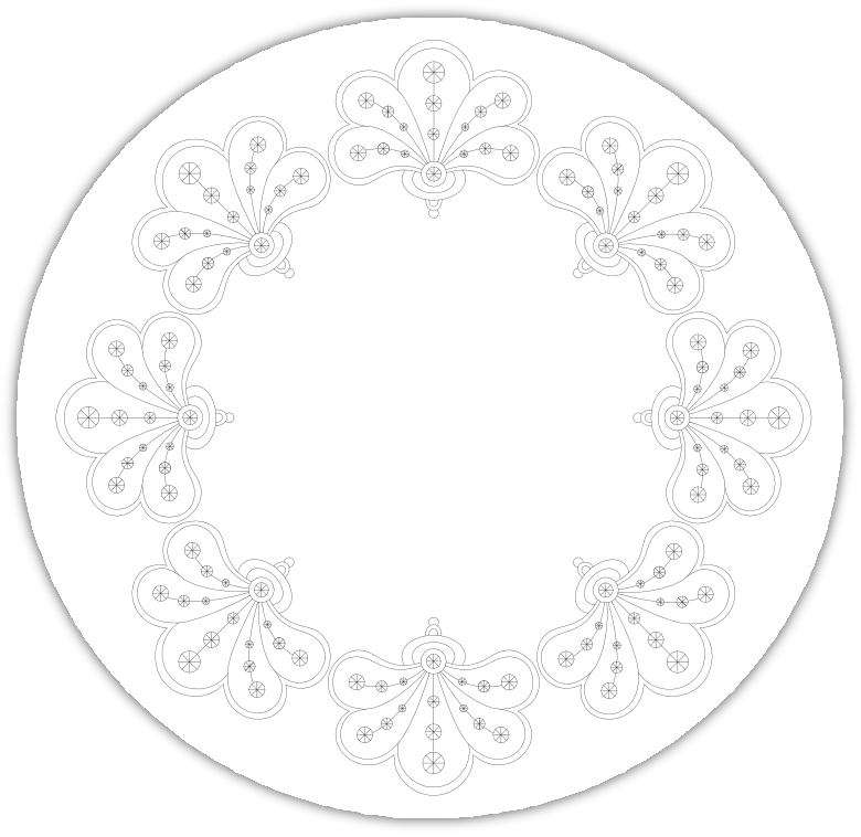 Imaginesque Flow Circle Patterns