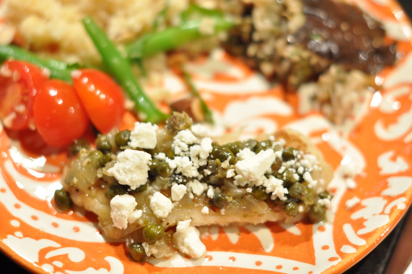 This Mommy Cooks Mediterranean Tilapia with Lemon Caper Sauce {Cooking