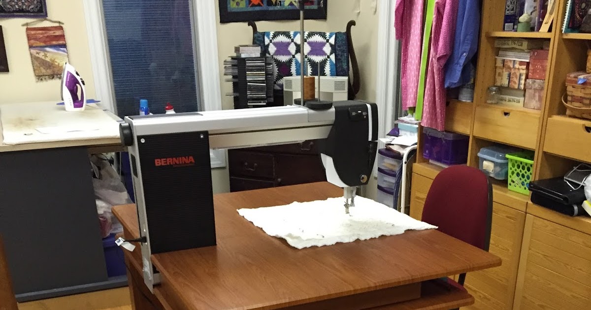 My Joyful Journey Bernina Q20 SitDown Long Arm Quilting Machine