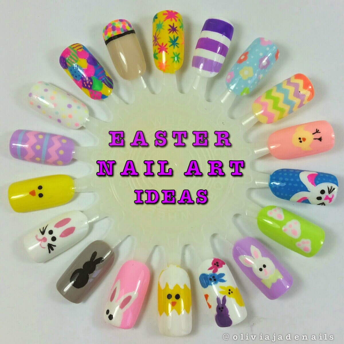 Olivia Jade Nails Easter Nail Art Ideas