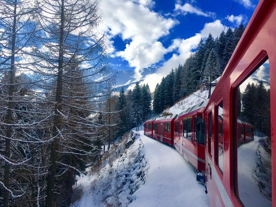 Bernina Express Scenic Train