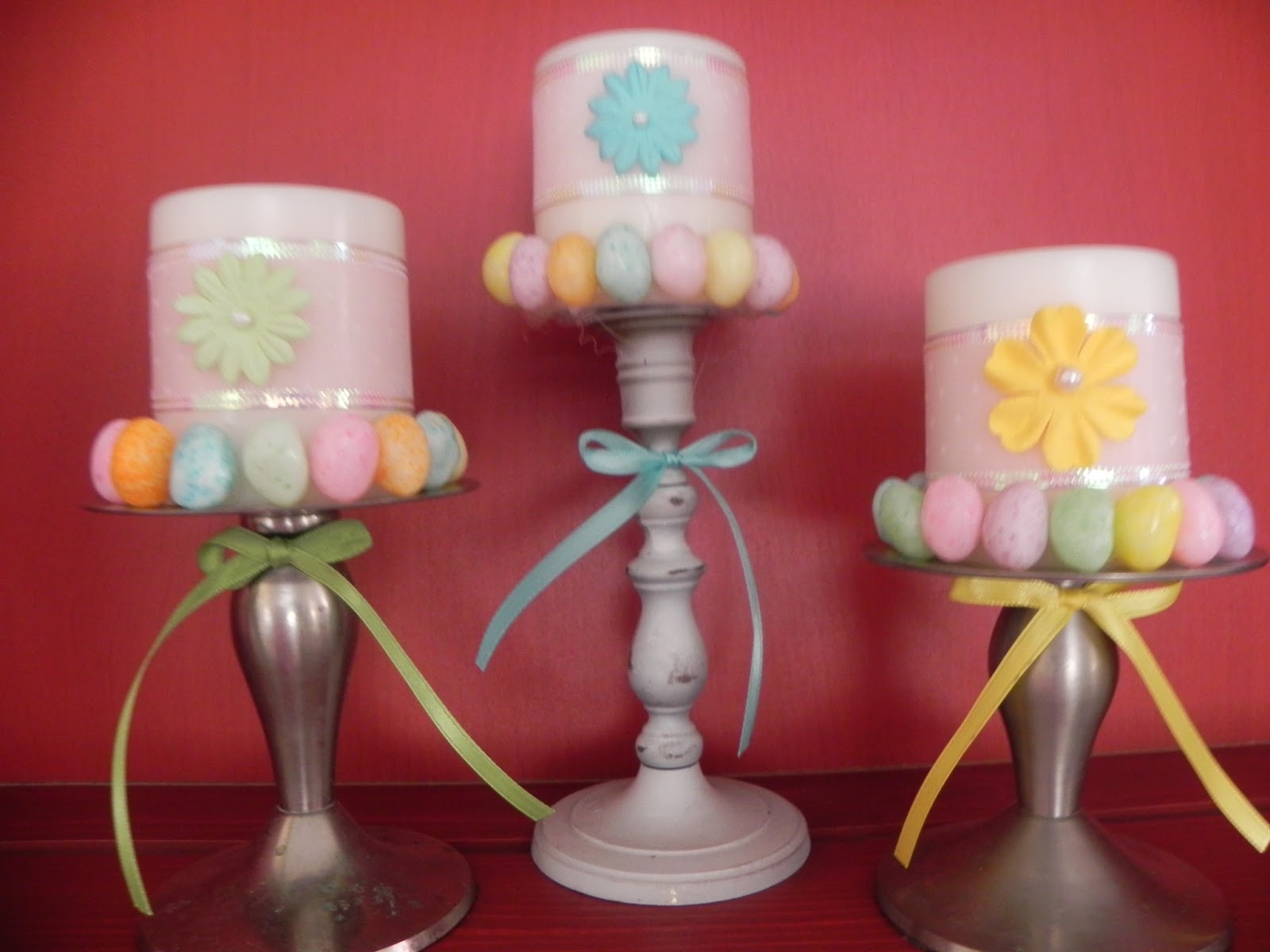 The Messy Roost Pretty Easter Candles