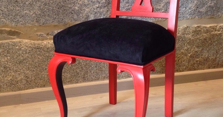 Madame Vintage: Sillas de Comedor en rojo y negro