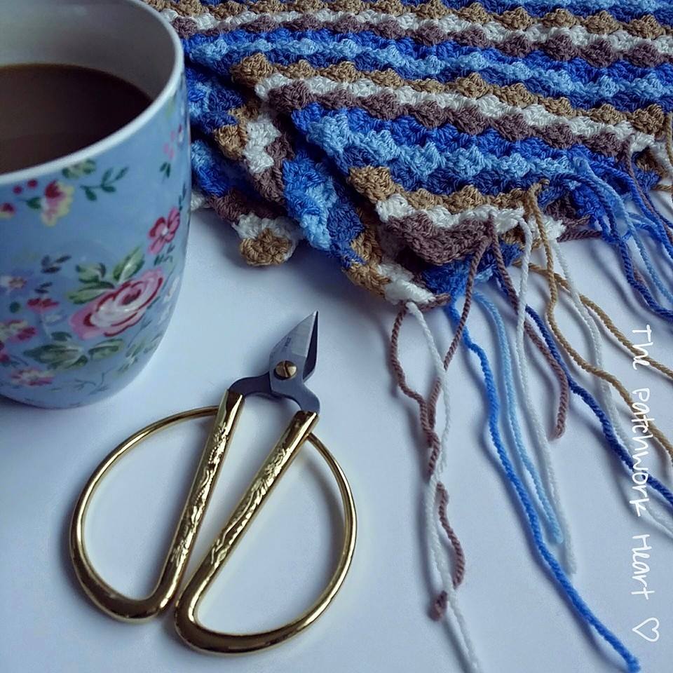 The Patchwork Heart: Corner to Corner Blanket