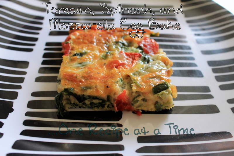 Learning the Ropes...One Recipe at a Time Tomato, Spinach, and