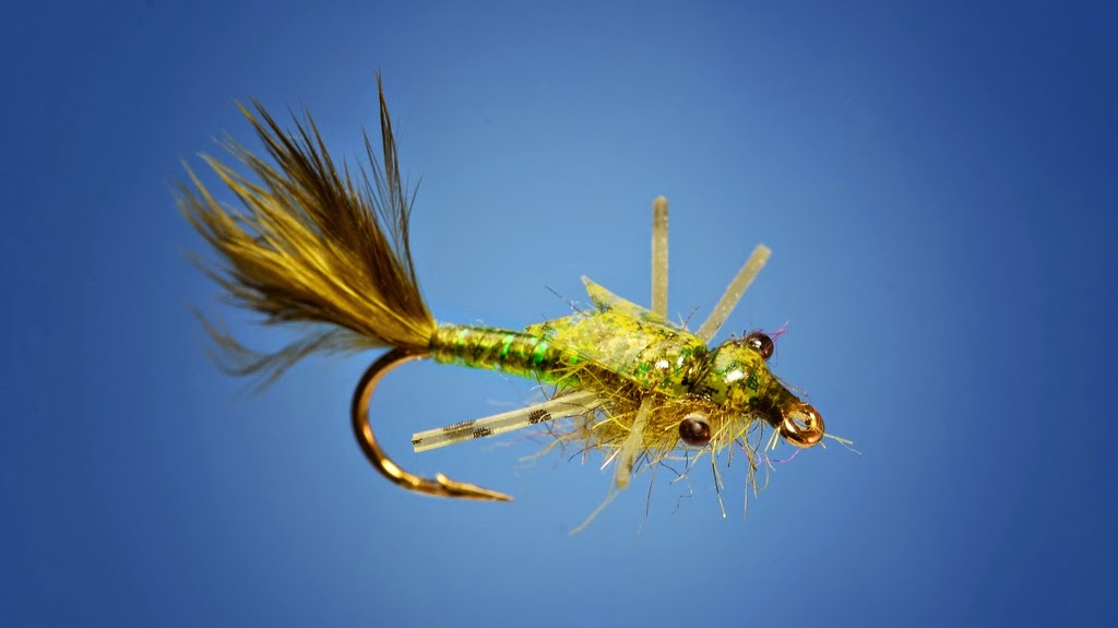Gut Bomb Damsel Fly Nymph Fly Fish Food Fly Tying and Fly Fishing
