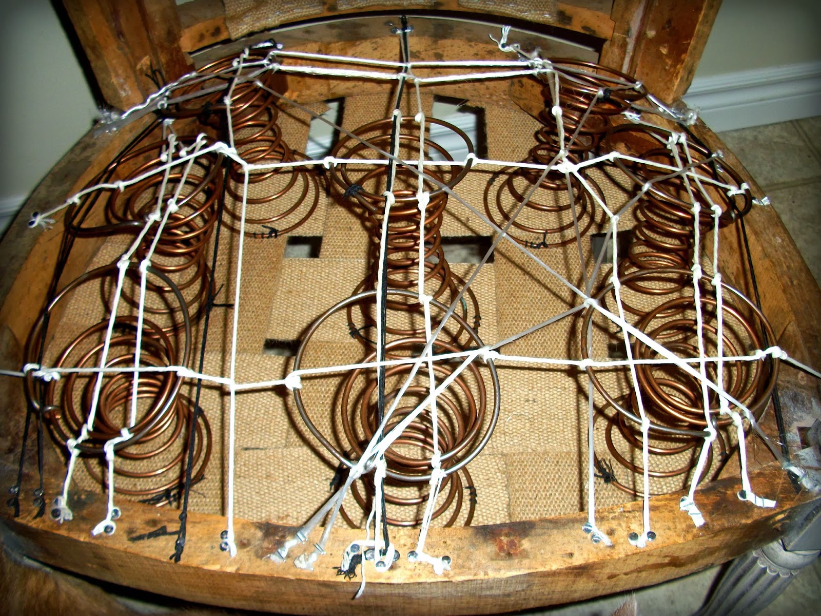 Fay Grayson Home First Time Coil Spring Tying & Padding It Out