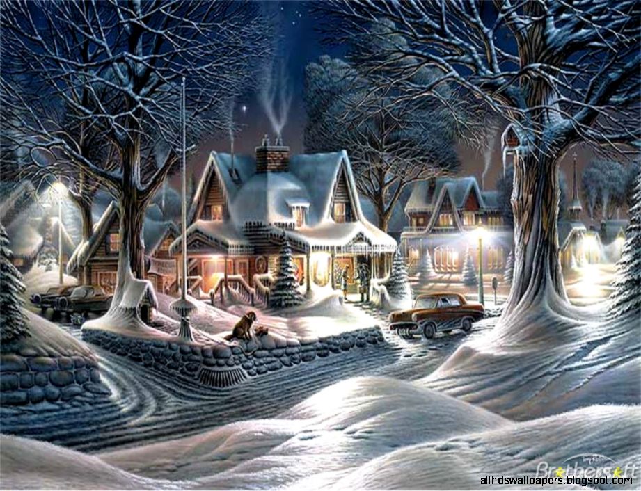 Beautiful Christmas Scenery Beautiful Christmas Scenery