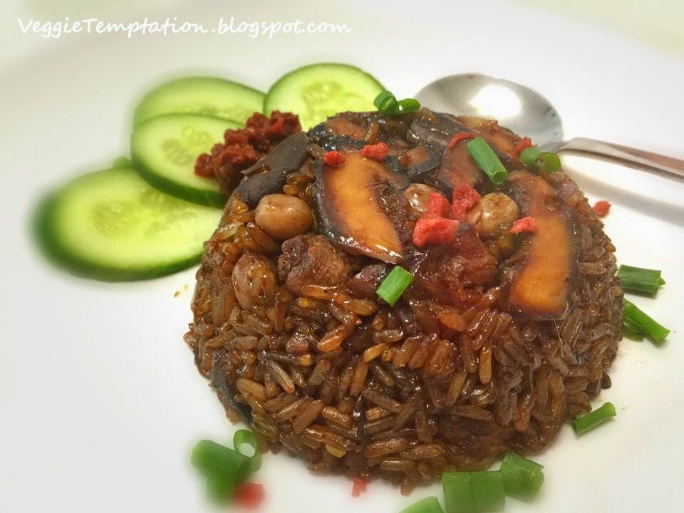 ♥ Veggie Temptation Vegetarian Steamed Glutinous Rice (Lo Mai Kai)