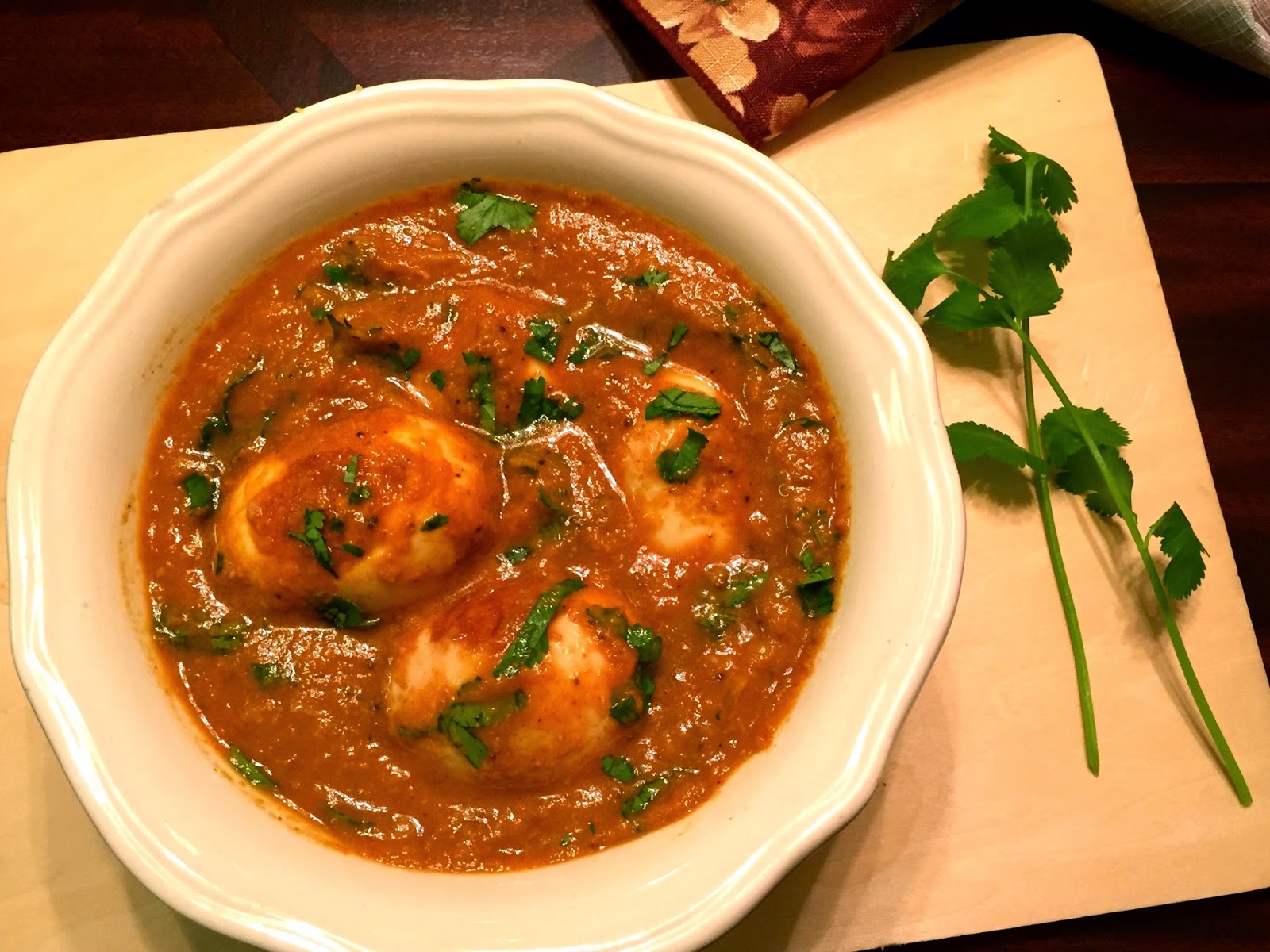 Egg korma/Egg Kurma For a Healthy Lifestyle Veggibites