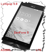 Asus Zenfone 5 LTE A500KL lollipop update