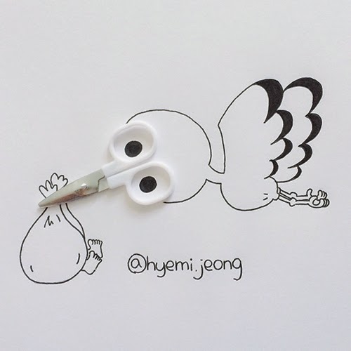 10-Stork-Hyemi-Jeong-Everyday-Things-to-Draw-With-www-designstack-co