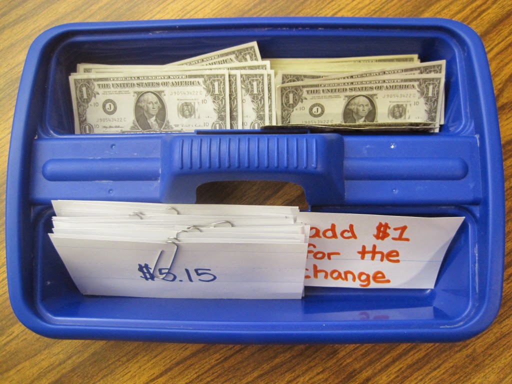 Dollar Over - Special Education task box