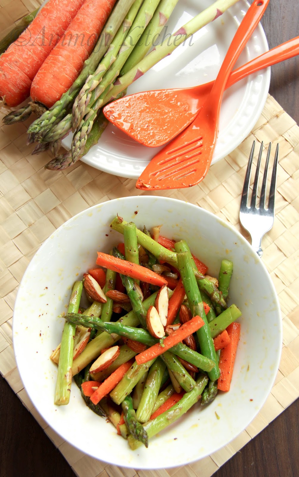 Asparagus Salad with Vinaigrette Dressing | Indian Food Recipes ...