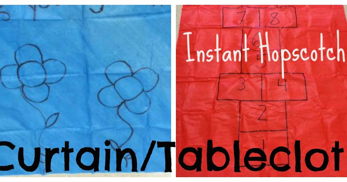 Who's Who and Who's New Shower Curtain/Tablecloth Games