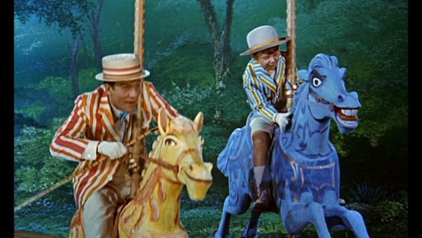 The merry-go-round scene