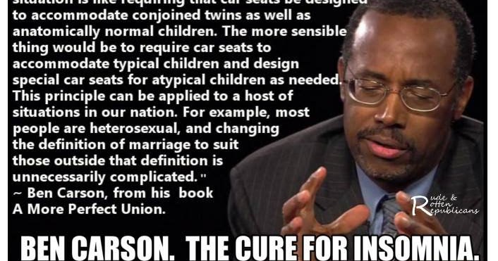 Acerbic Politics: Ben Carson - not very inspiring