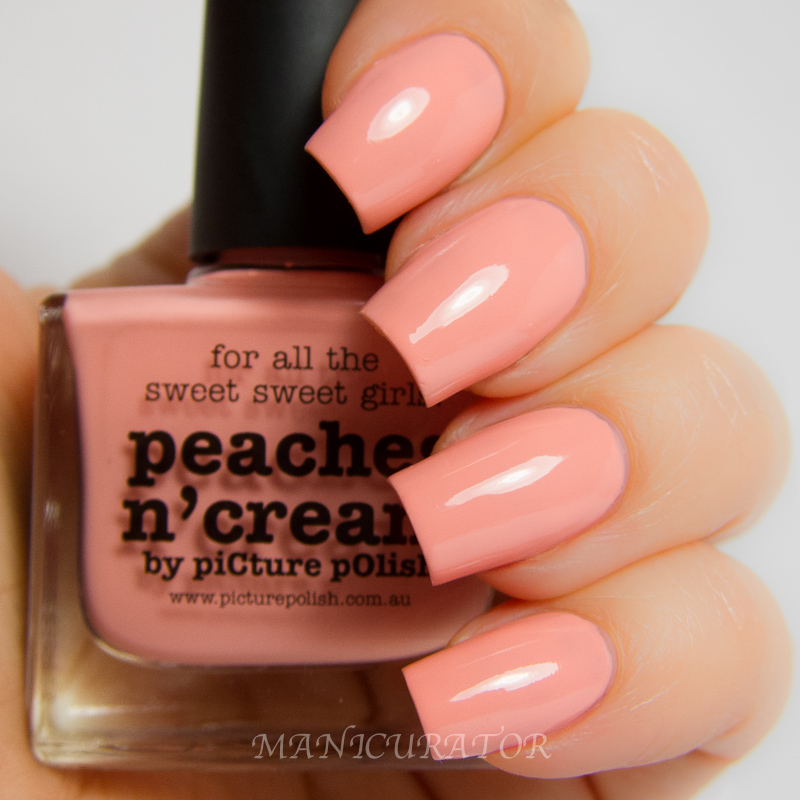 piCture pOlish Peaches n' Cream Swatch and Review