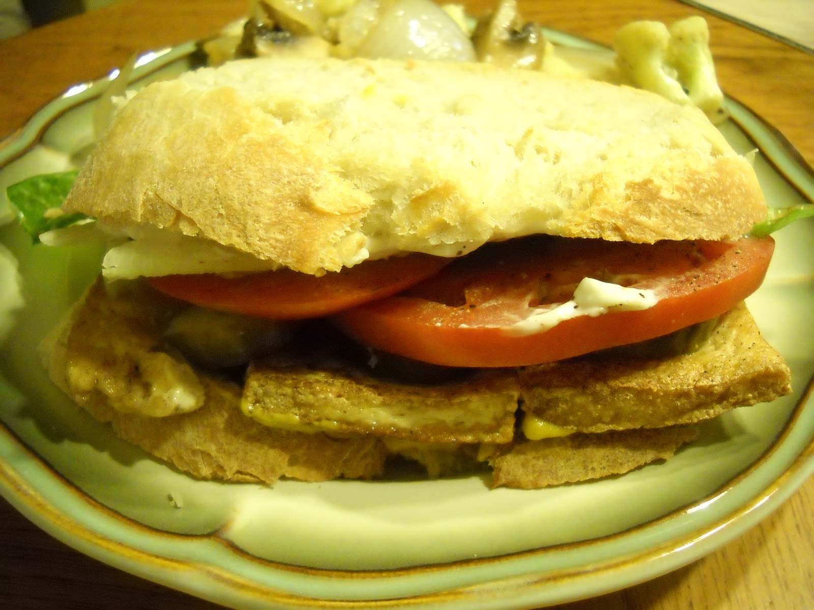 Blessed Vegan Life Fried Tofu Sandwiches