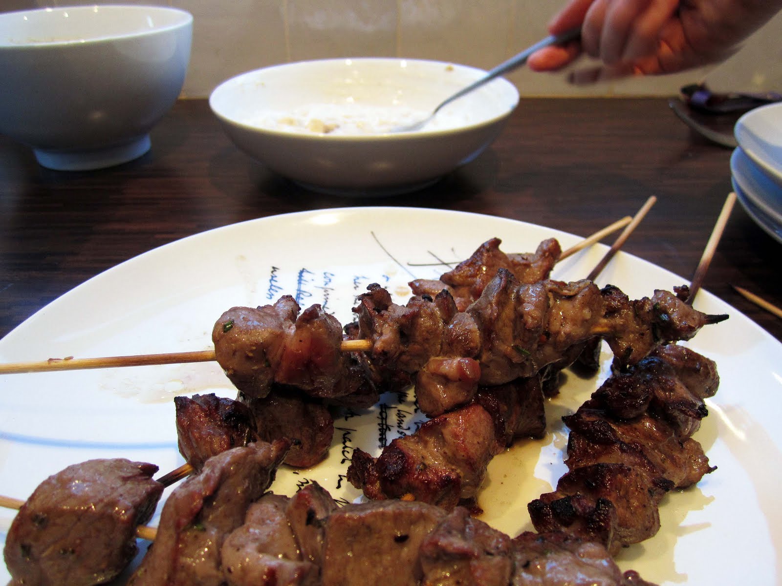 Lamb Shish Kebabs with Smoky Aubergine Yoghurt The Grazer