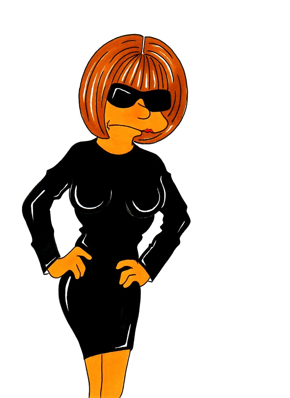 Humor Chic Marge Simpson Loves Anna Wintour Is The Seven