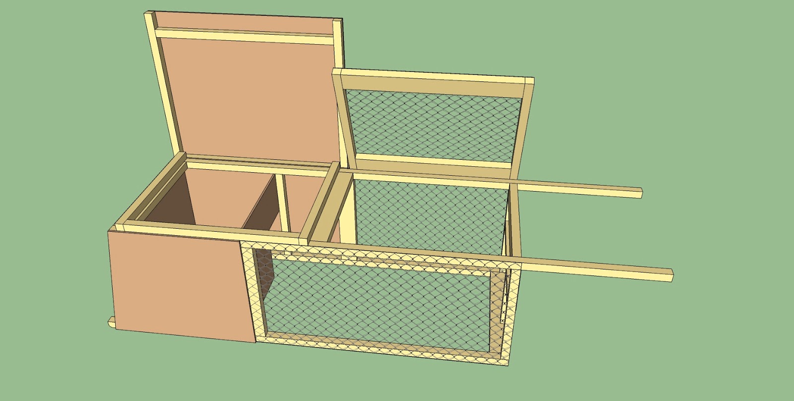 Joe's Garden Journal DIY Outdoor Chicken Brooder / Broody Hen Box