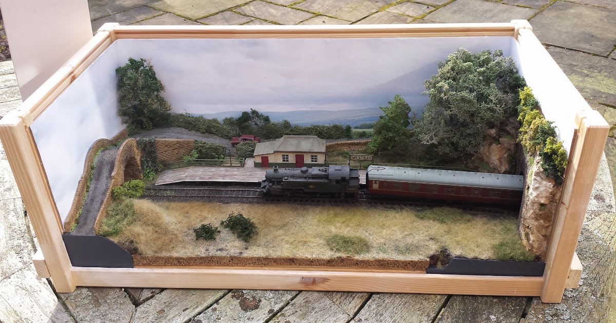 Chas's Model Railway Westbay Halt Diorama