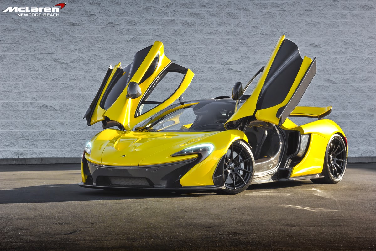 McLaren Newport Beach: "Acid Yellow" McLaren P1 - 6th P1 for McLaren Newport Beach