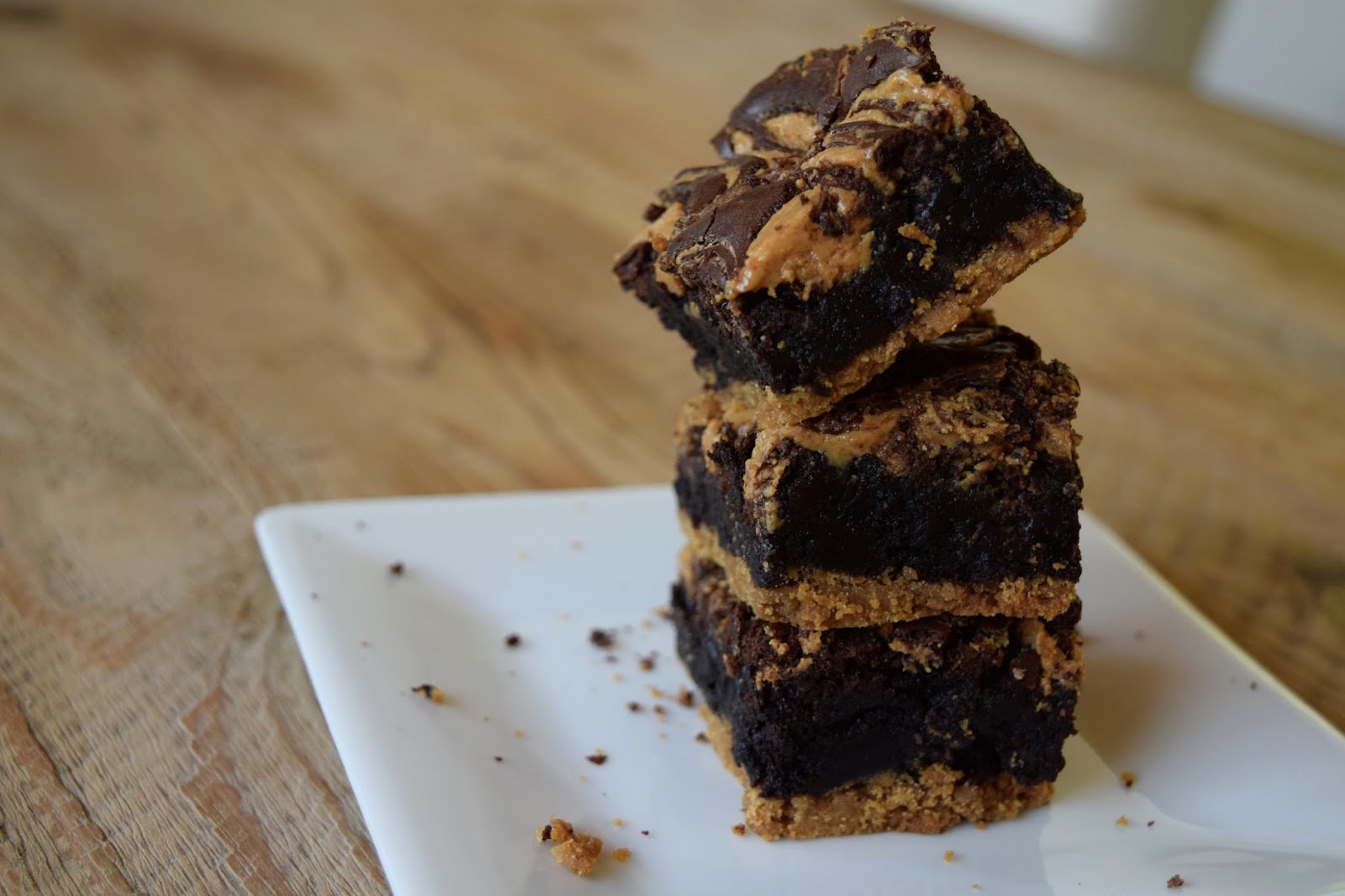 Lauren Marie Gluten Free [GlutenFree] Peanut Butter Swirl Brownies