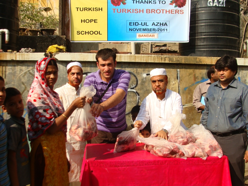International Turkish Hope School Qurbani Meat Distribution in