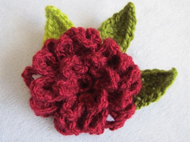 Wind Rose Fiber Studio: Zinnia Flower ~ Free Crochet Pattern