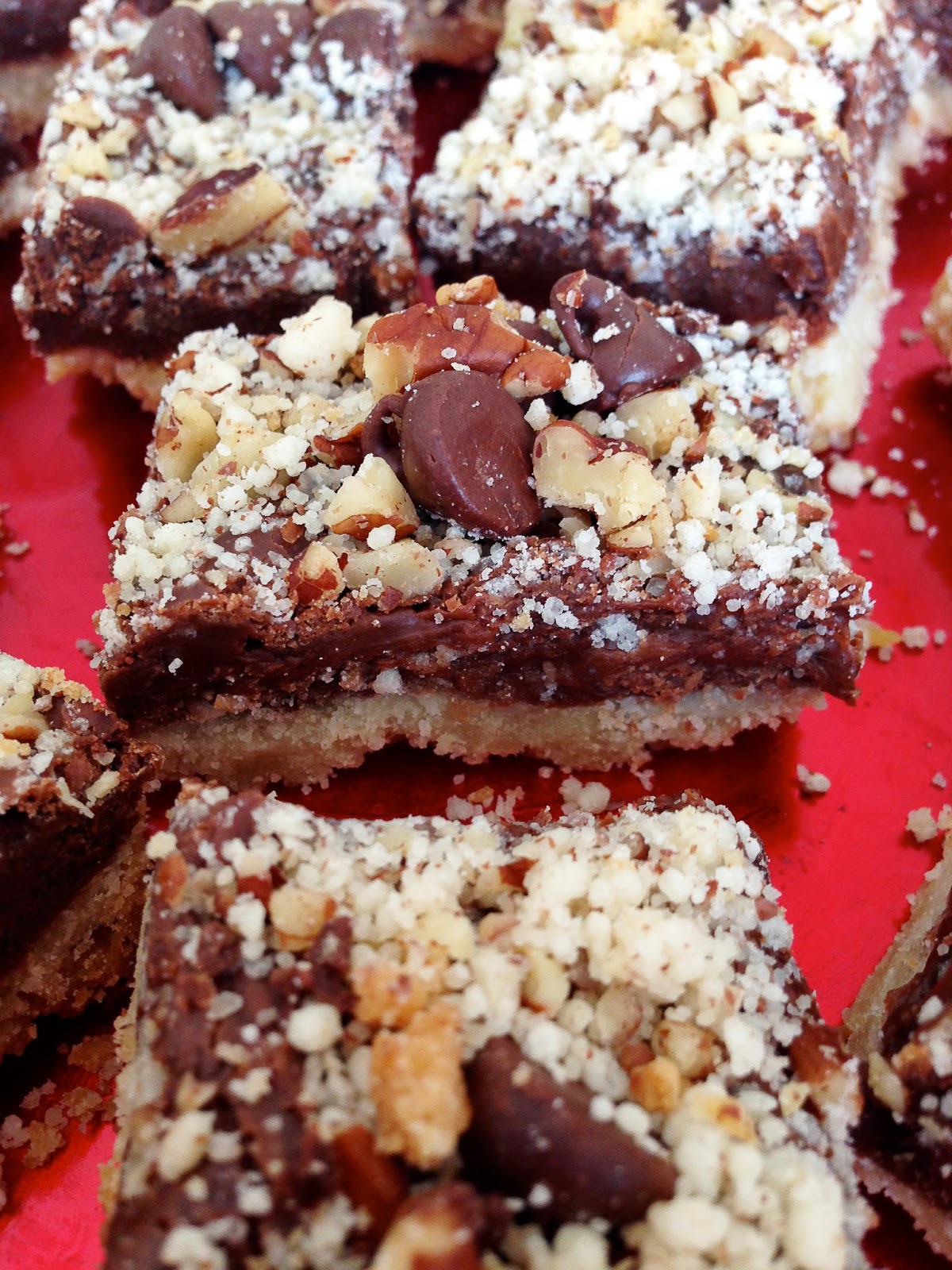 Kylee's Kitchen FUDGY CHOCOLATE NUT BARS
