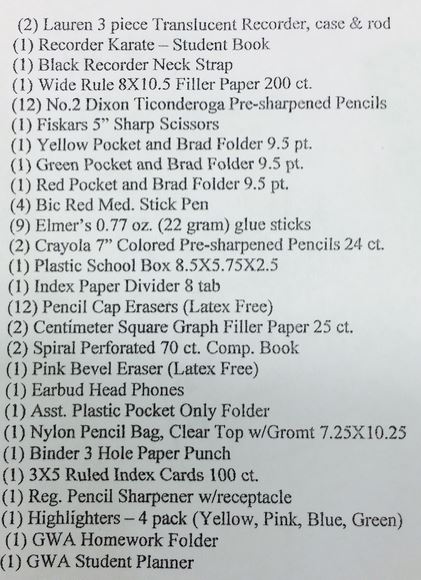 GWA Fourth Grade Blog: Welcome New Fourth Graders