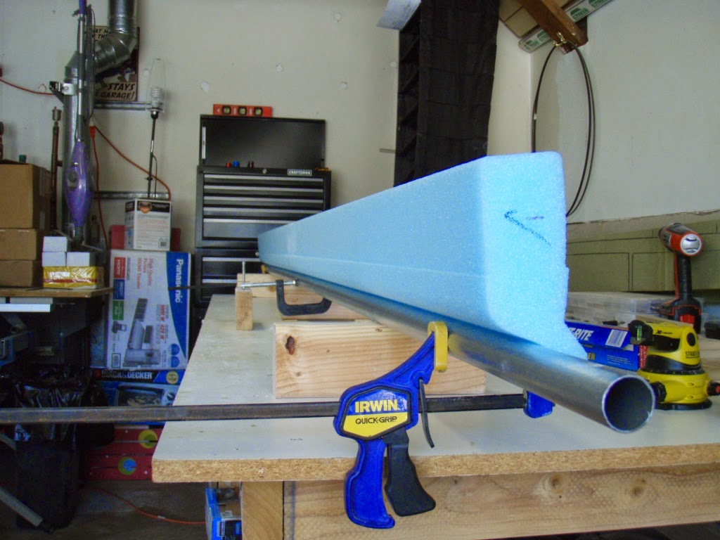 The Long EZ Build Inner cores and shear web layup