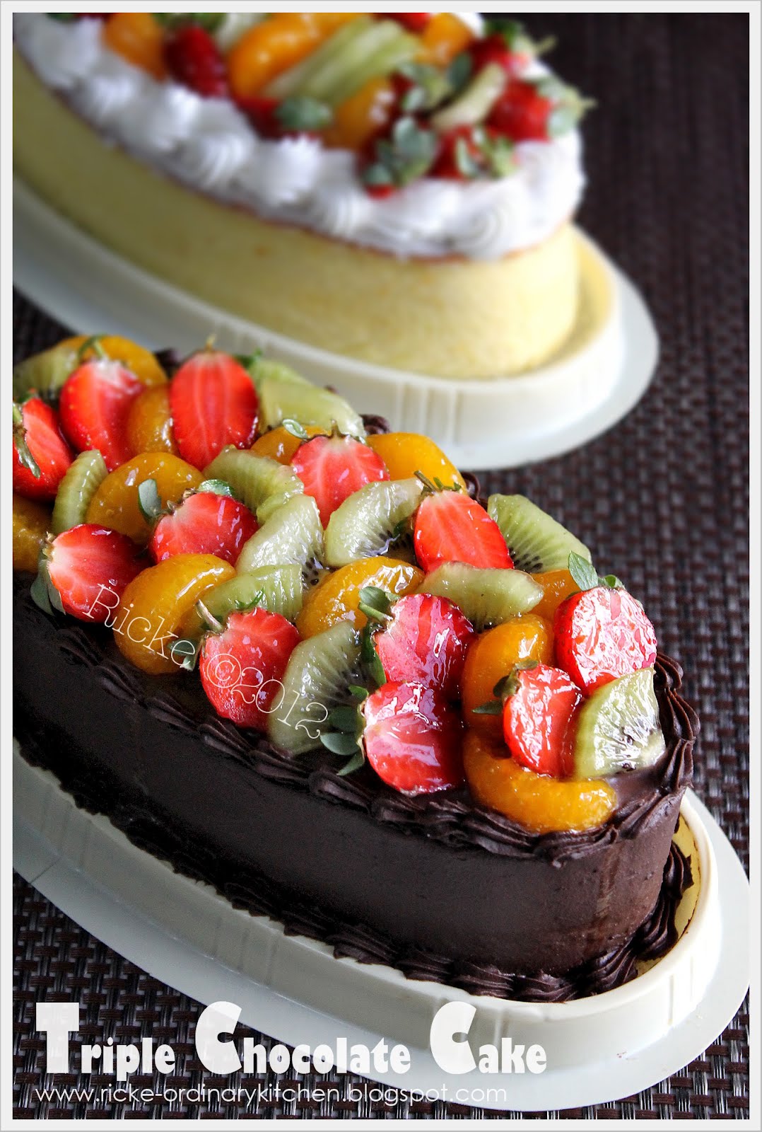 Just My Ordinary Kitchen... MINI TRIPLE CHOCOLATE CAKE & JAPANESE