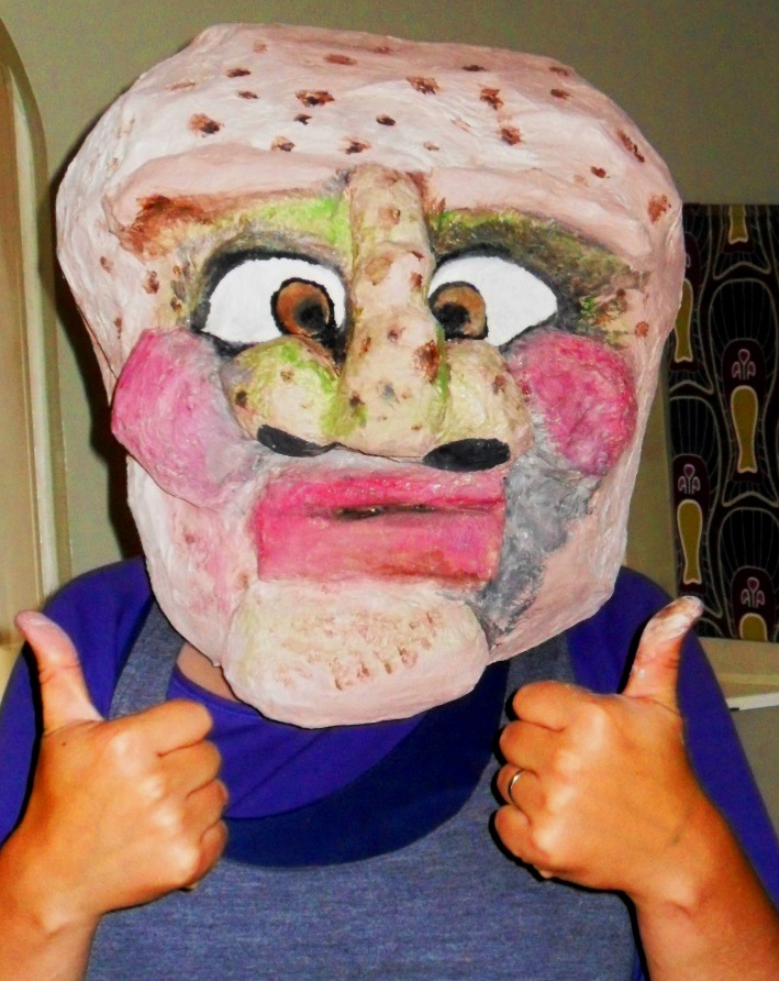 quirky playful things Giant puppet masks