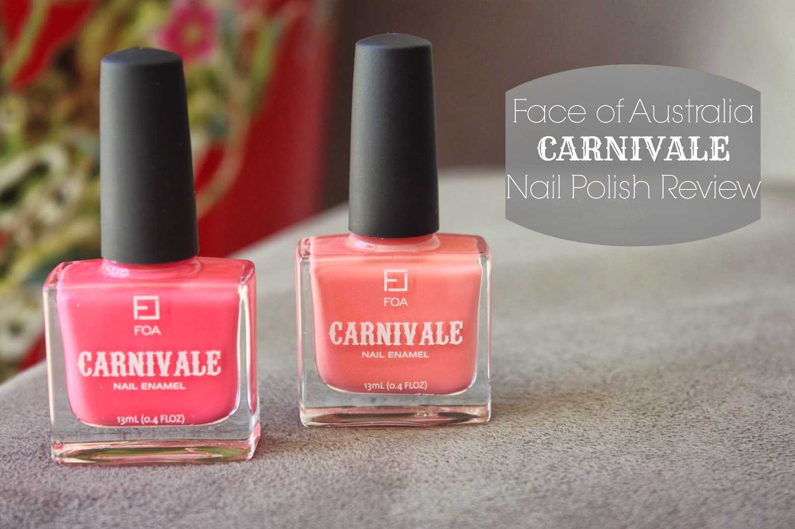 Australian Beauty Review Face of Australia Carnivale Nail Polish Review