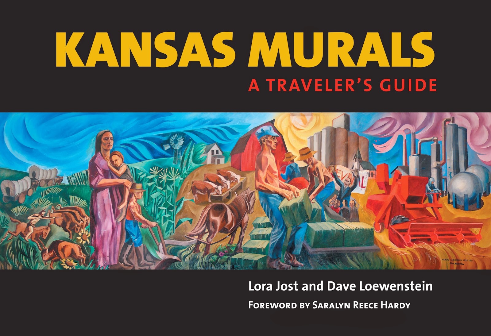 Dave Loewenstein's Art Bulletin "Kansas Murals" book available from