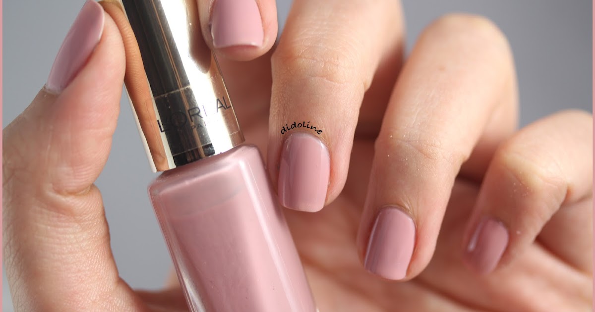 Didoline's Nails (en) L'Oréal Rose Bagatelle