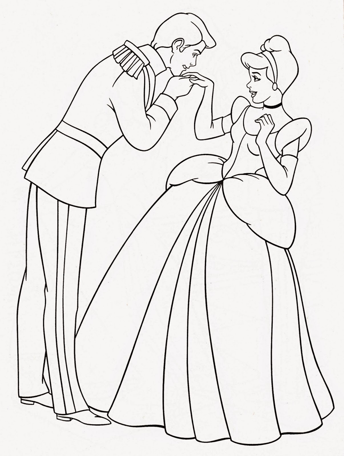 Coloring Pages: Cinderella Free Printable Coloring Pages