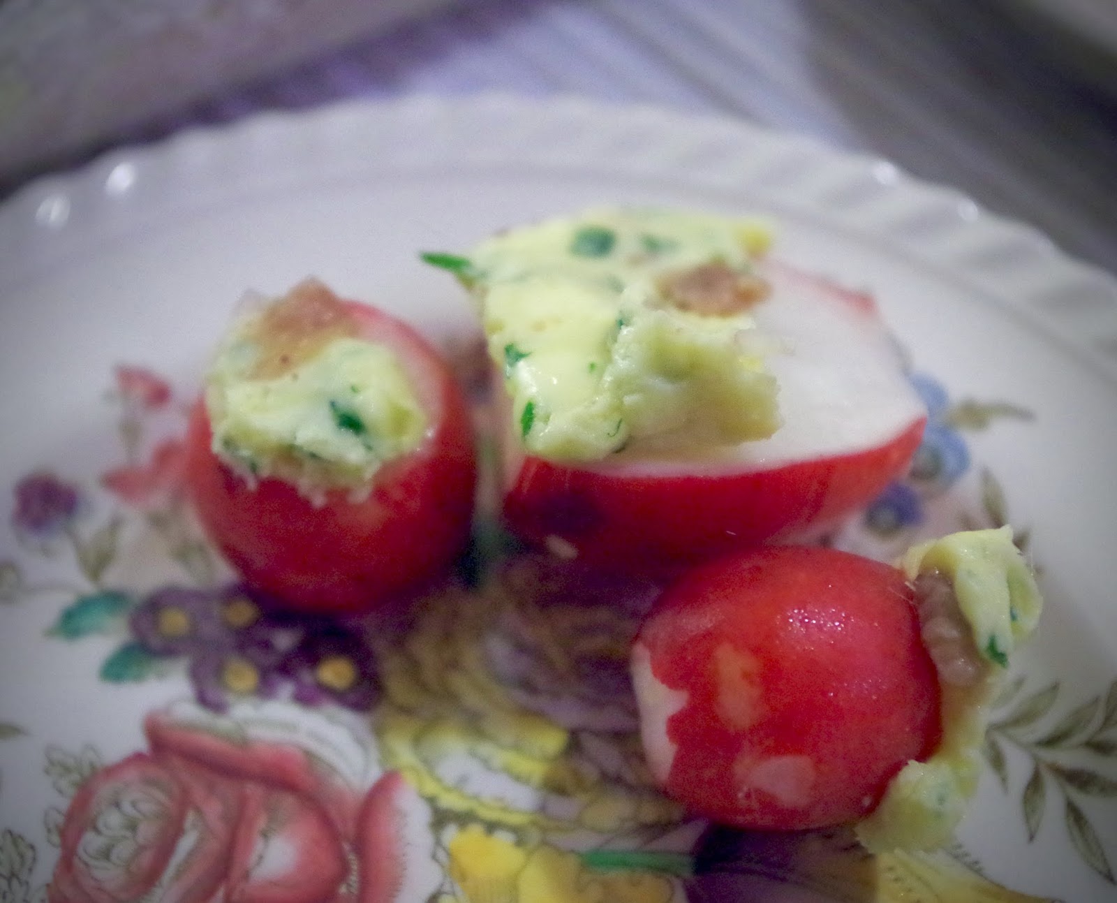 Radishes with Anchovy Butter and Salt