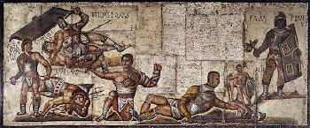 Gladiator Wall Painting