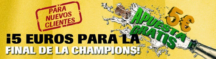 interwetten bono 5 euros gratis bienvenida final champions blog jrvm interwetten bono 5 euros gratis bienvenida final champions