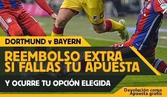 betfair reembolso 25 euros bundesliga Dortmund vs Bayern 4 abril betfair reembolso 25 euros bundesliga Dortmund vs Bayern 4 abril