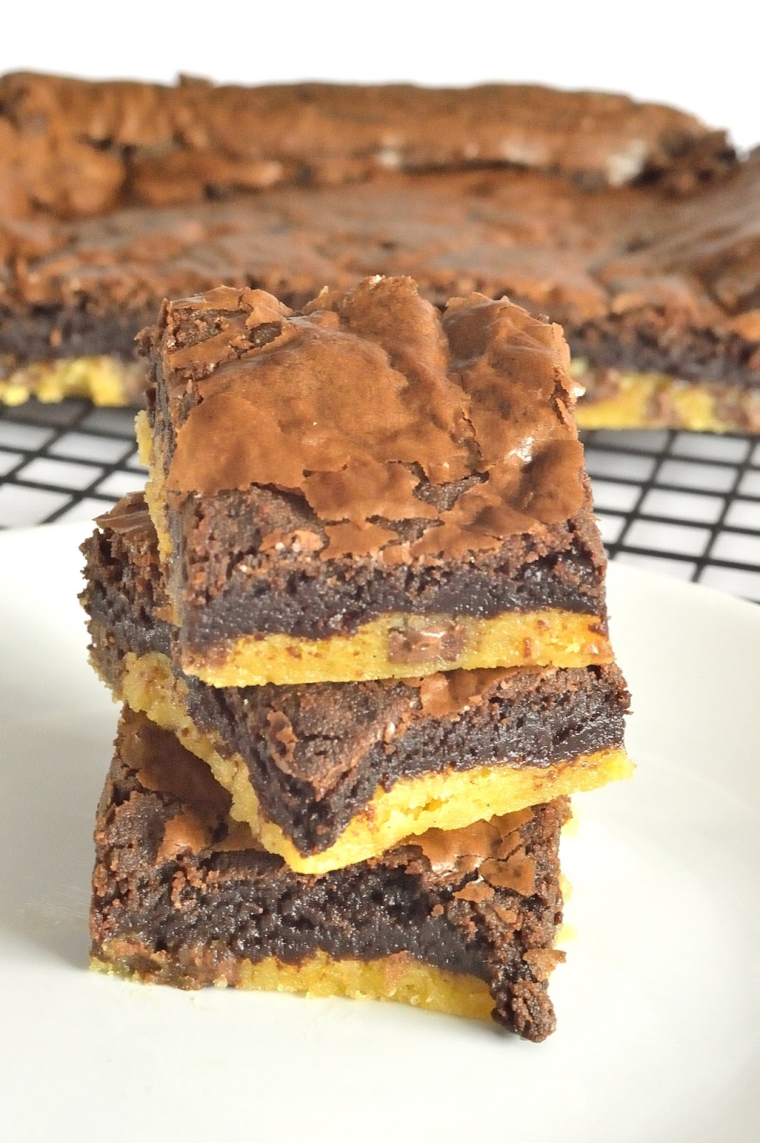 Chocolate Brownie and Cookie Traybake Utterly Scrummy Food For Families