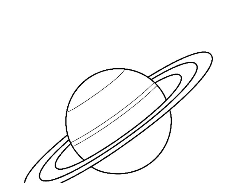 Coloring Pages for Kids Saturn Coloring Pages